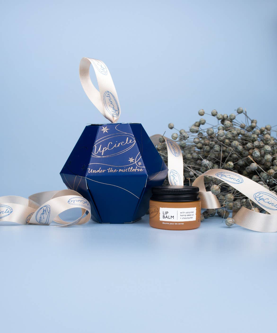 'Under the Mistletoe' 100% Natural Lip Balm Christmas Bauble