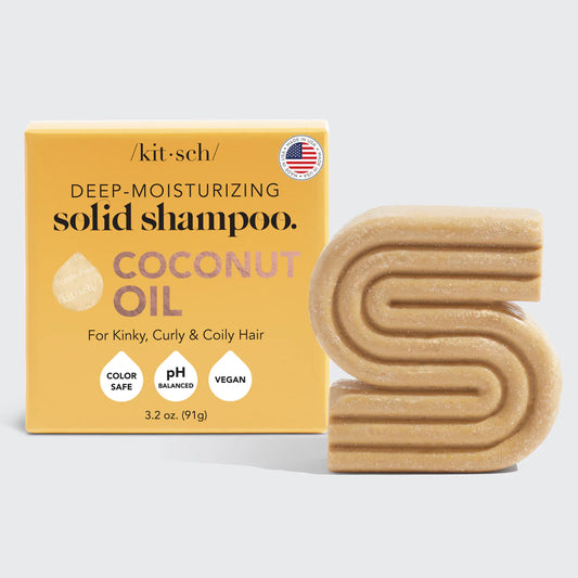 Shampoing solide hydratant en profondeur à l'huile de coco Kitsch