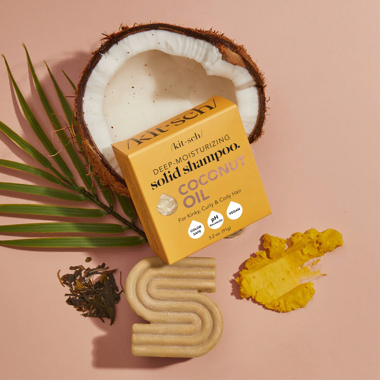 Kitsch Coconut Oil Deep-Moisturizing Solid Shampoo Bar