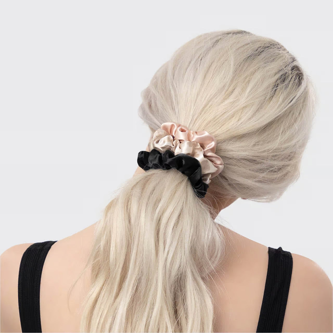 Kitsch Satin Scrunchies 5pc - Assorted