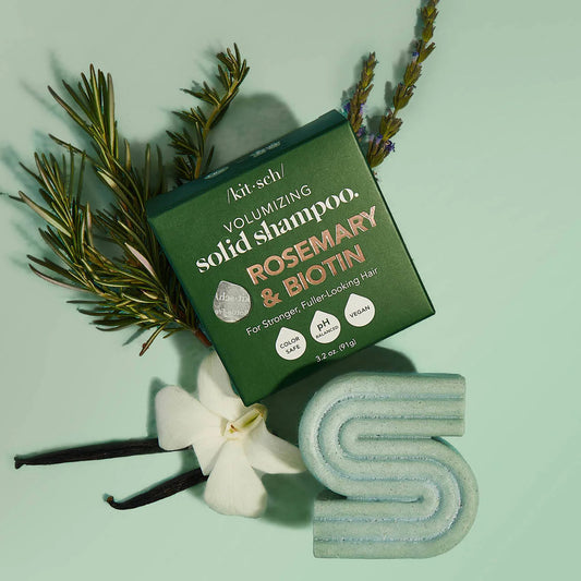 Shampoing solide volumateur au romarin et à la biotine Kitsch