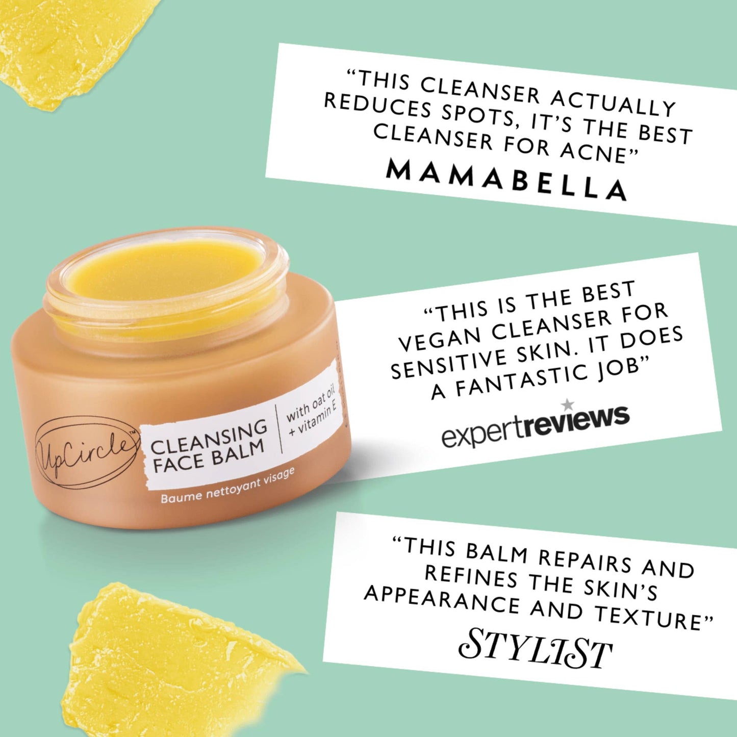 UpCircle Natural Cleansing Balm with Oat + Vitamin E