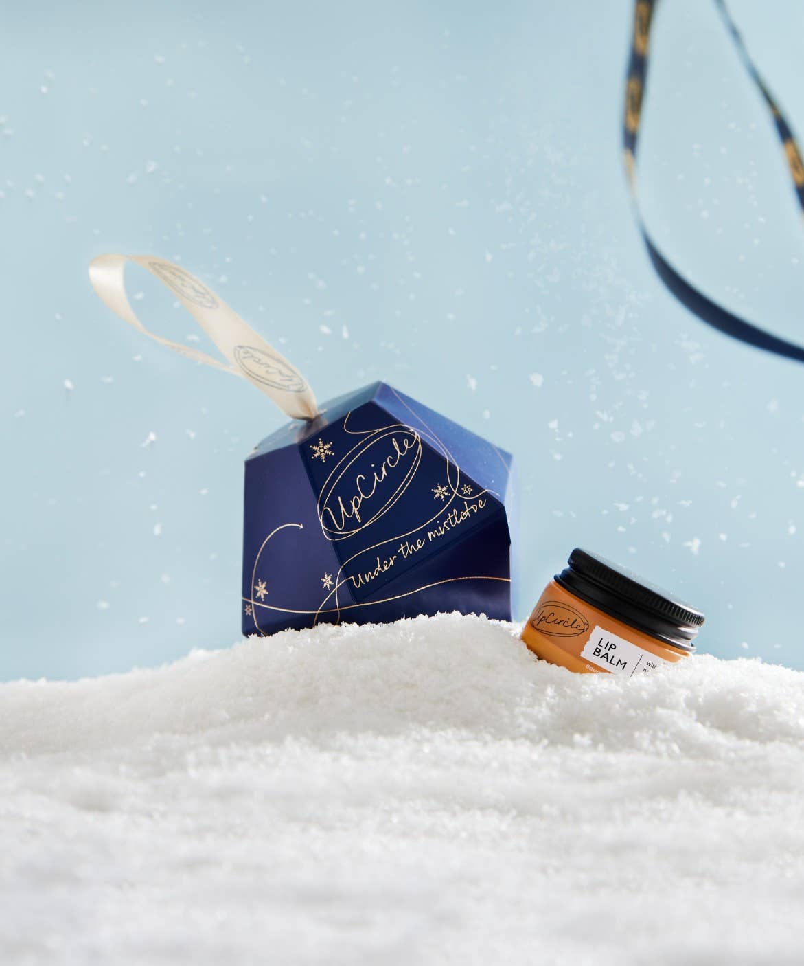 'Under the Mistletoe' 100% Natural Lip Balm Christmas Bauble