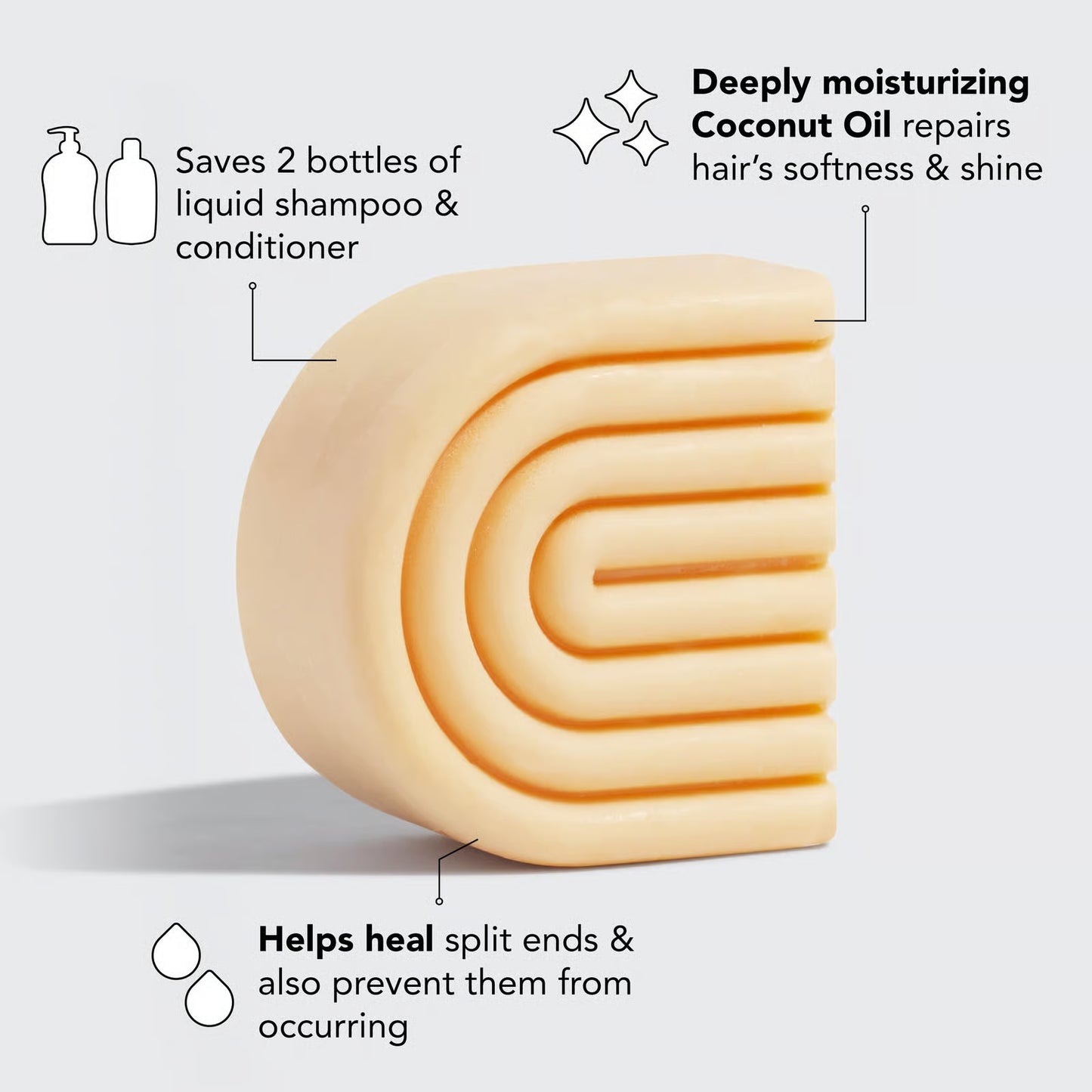 Kitsch Coconut Repair Conditioner Bar/Mask