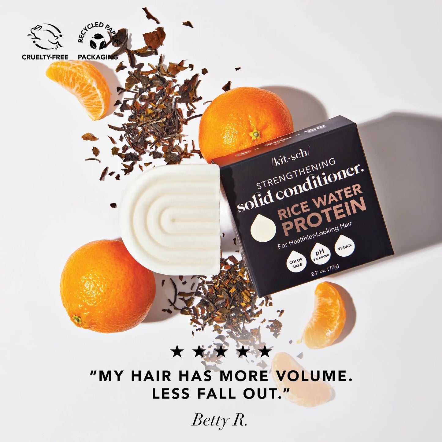 Kitsch Rice Water Protein Conditioner Bar for Hair Growth