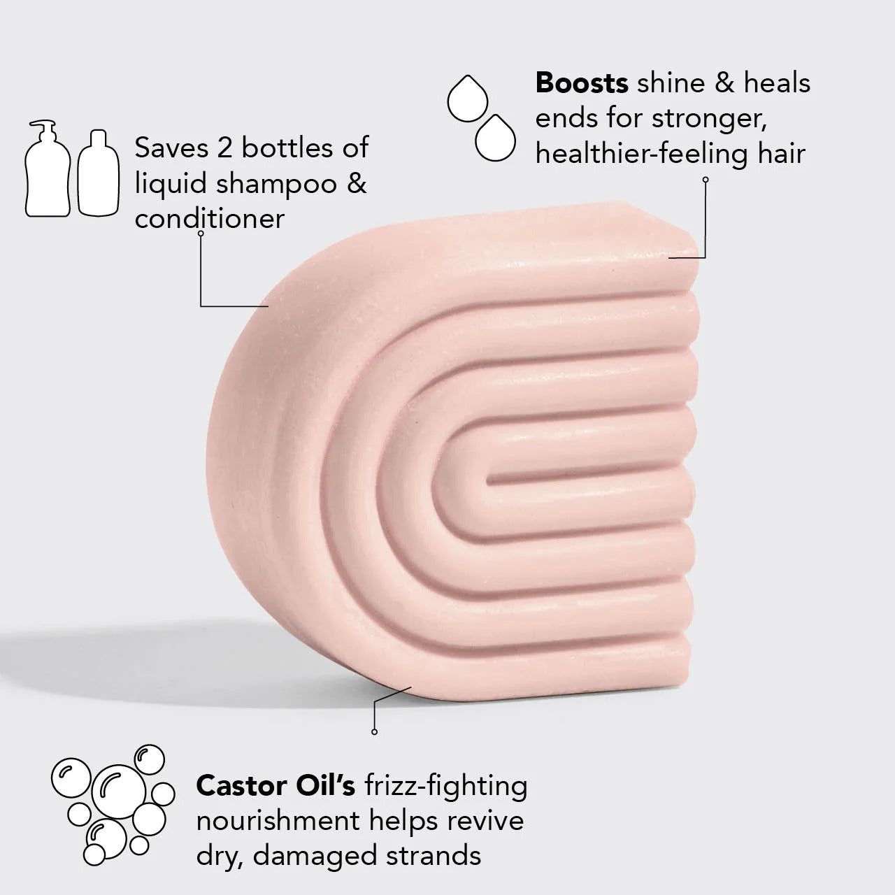 Kitsch Castor Oil Nourishing Conditioner Bar