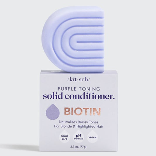 Barre de revitalisant solide tonifiante violette Kitsch