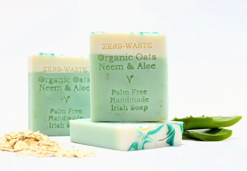 Palm Free Irish Soap - Organic Oatmeal, Neem & Aloe