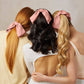 Kitsch Recycled Fabric Bow Hair Clip - Rosewood