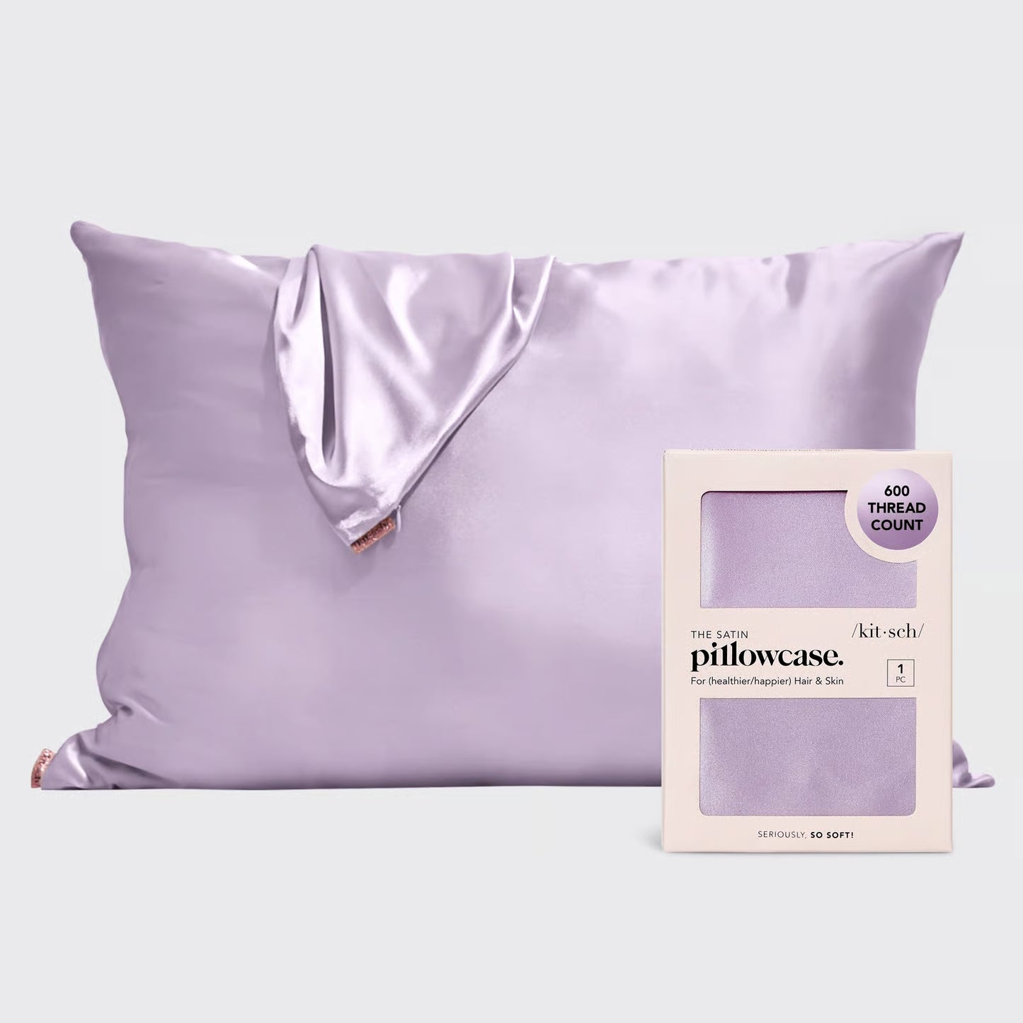 Kitsch Satin Pillowcase - Lavender